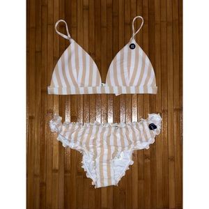 Striped Hollister Bikini Set